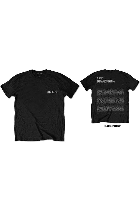 The 1975 Unisex T-Shirt ABIIOR Welcome Welcome Version 2. (Back Print) (XX-Large)