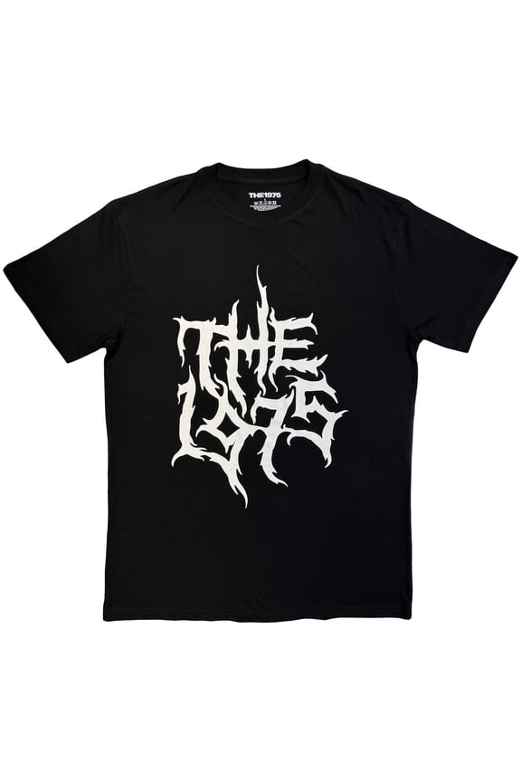 The 1975 Unisex T-Shirt: Metal Logo Mono (Black)