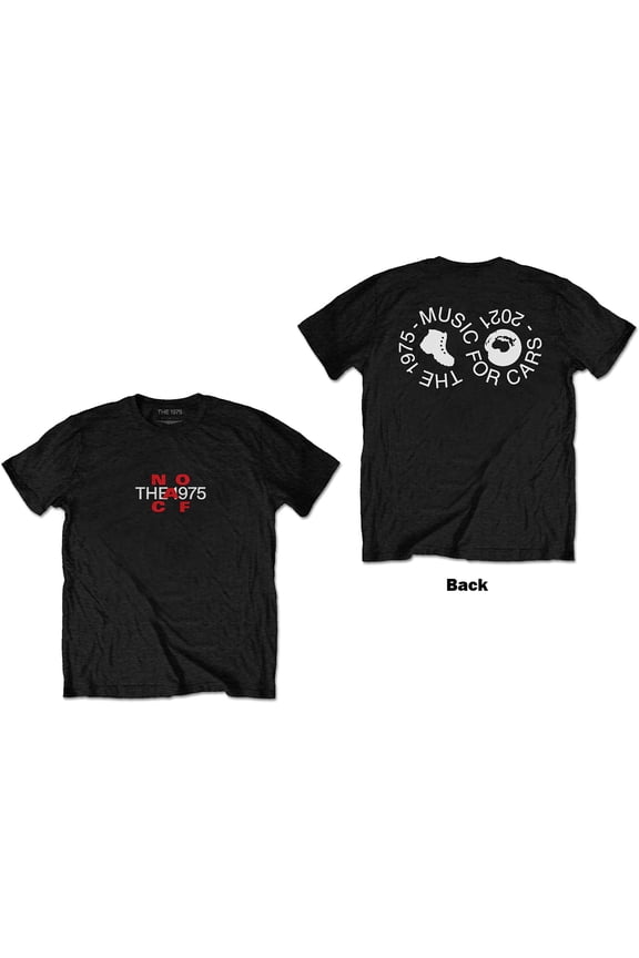 The 1975 Unisex T-Shirt Music For Cars (Back Print) (Small)