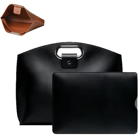The 2-Piece Set: Sophisticated Business Waterproof Leather Laptop & Tote Set, Literalous 2-Piece Laptop & Tote Set
