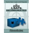 thumbnail image 1 of Pre-Owned The PowerScore 2004 LSATs Deconstructed (Paperback) 0972129642 9780972129640, 1 of 1