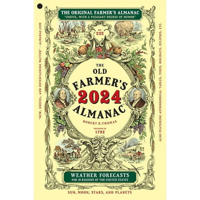 The 2024 Old Farmer's Almanac (Paperback)