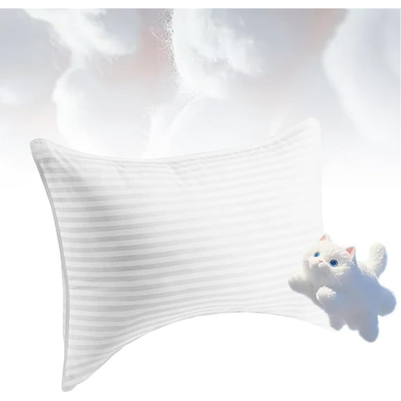 The 2025 New  Fluffy and Cool PillowPillows,  Ergonomic Design Luxury Soft Support Surround Fill Breathable Fabric King/Queen Size Pillows Set Of .