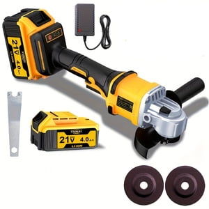The 2025 brand new rechargeable angle grinder, cordless polishing machine, comes with ion batteries, a fast charger