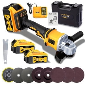 The 2025 brand new rechargeable angle grinder, cordless polishing machine, comes with ion batteries, a fast charger