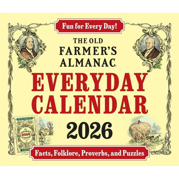 The 2026 Old Farmer's Almanac Everyday Box Calendar, (Paperback)