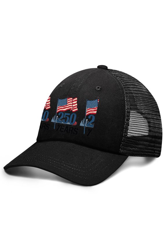 The 250th Anniversary of the White House and the Statue of Liberty Baseball Cap Hat