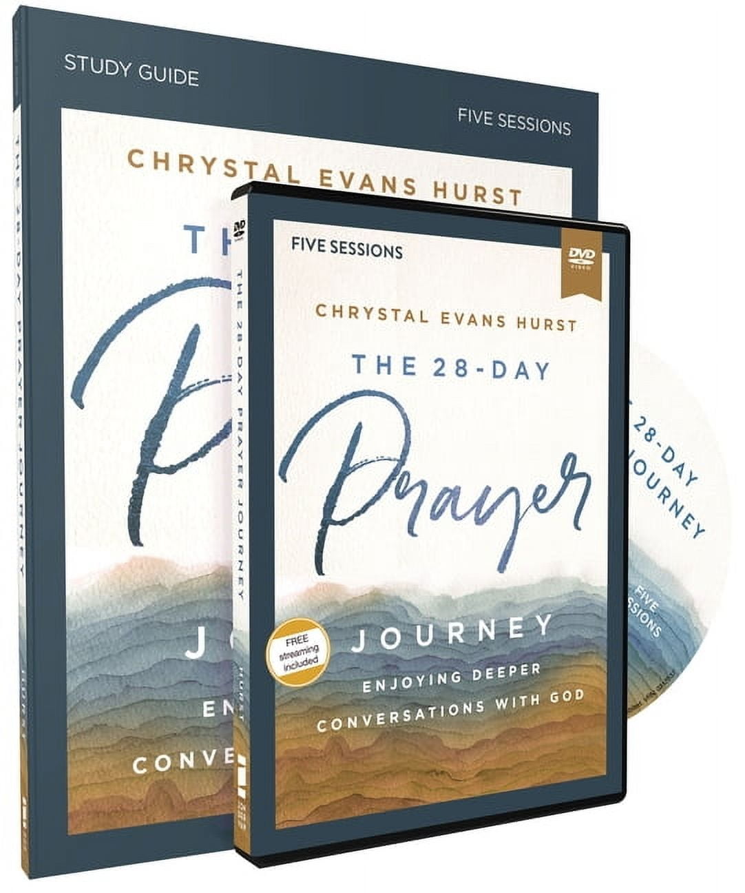 The 28-Day Prayer Journey Study Guide with DVD: Enjoying Deeper Conversations with God, (Paperback)