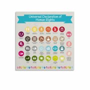 The 30 Human Rights Poster 1 Canvas Painting Wall Art Poster for Bedroom Living Room Decor