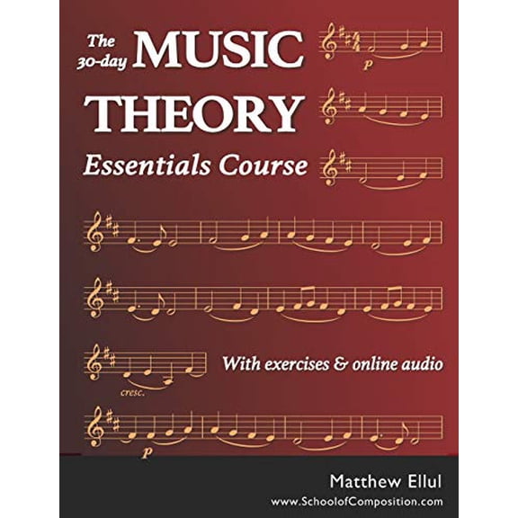 Pre-Owned The 30-day Music Theory Essentials Course: With exercises and online audio Paperback