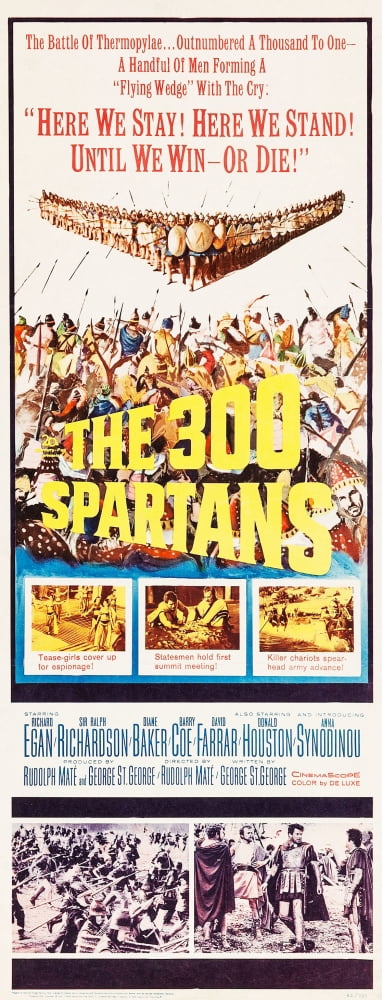 The 300 Spartans Canvas Art - (11 x 17)
