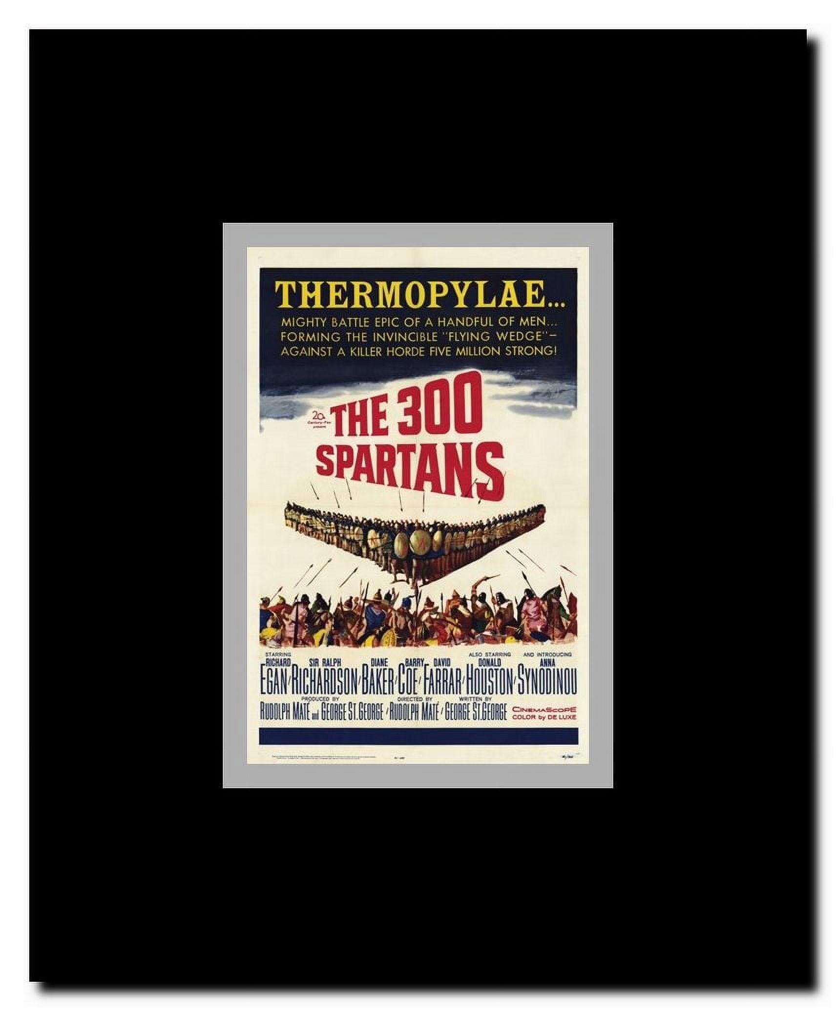 The 300 Spartans Framed Movie Poster