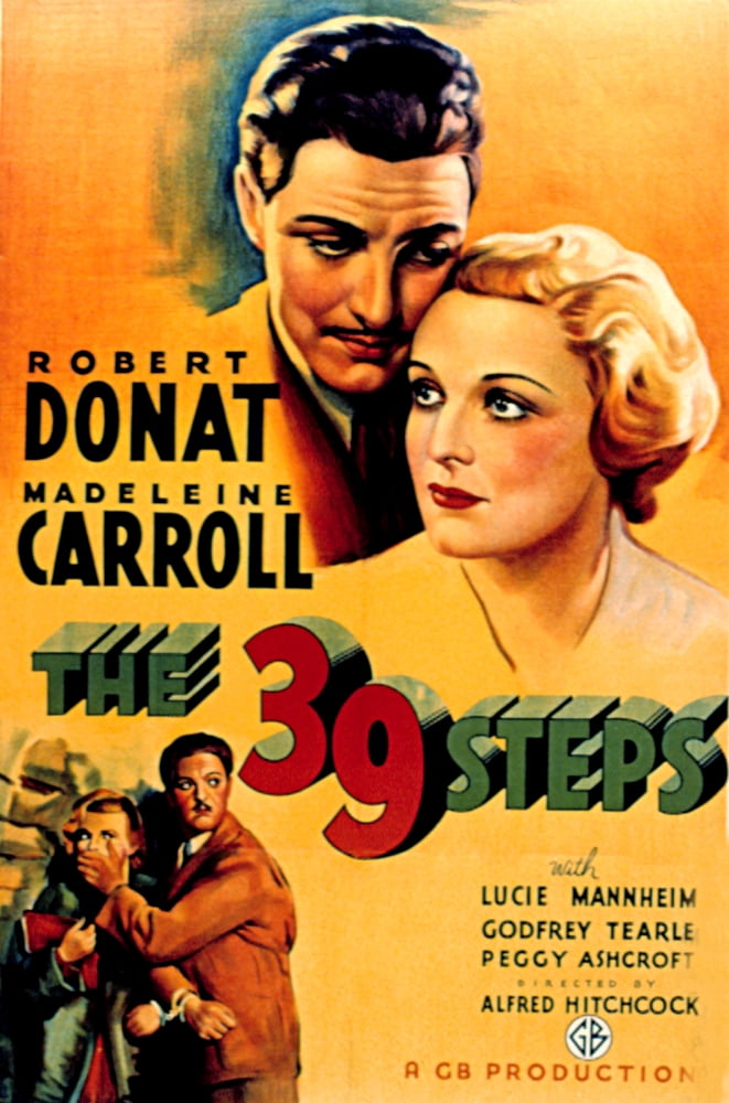 The 39 Steps Canvas Art - (11 x 17)