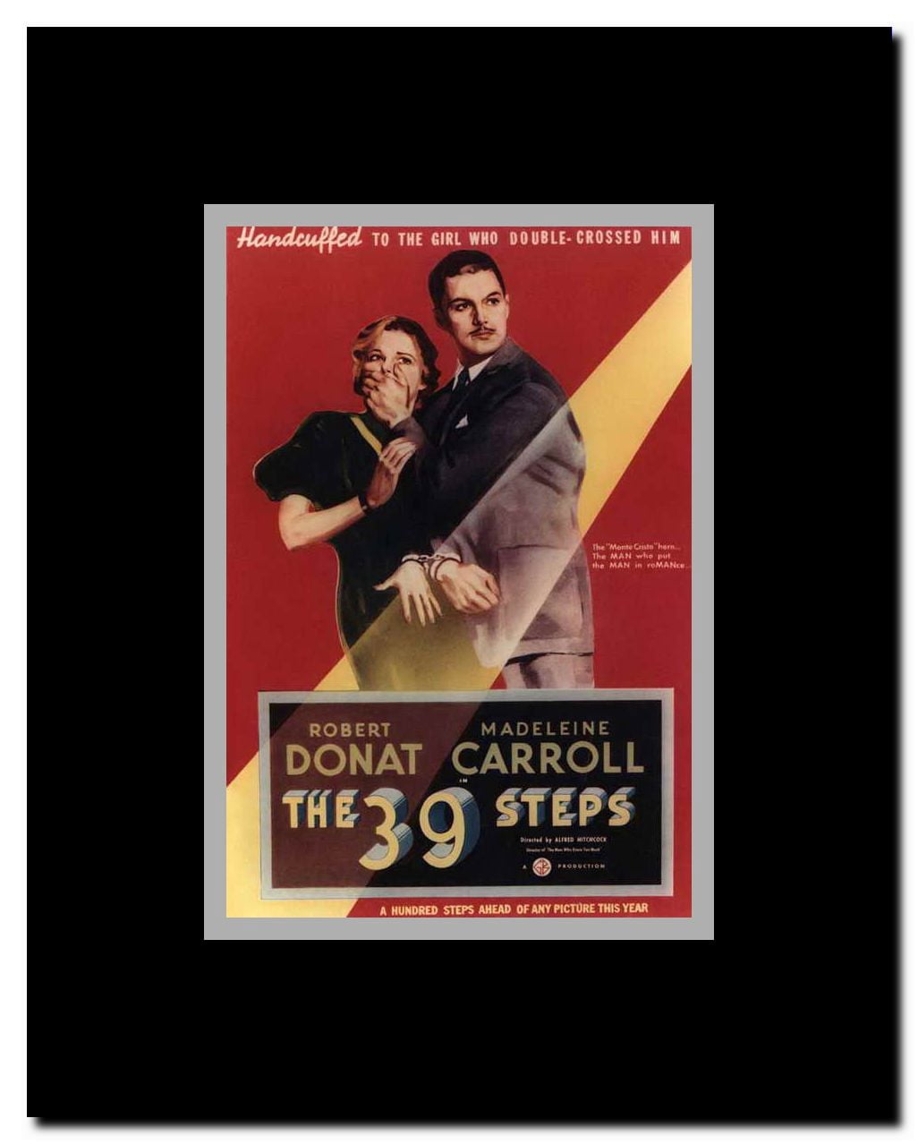 The 39 Steps Framed Movie Poster