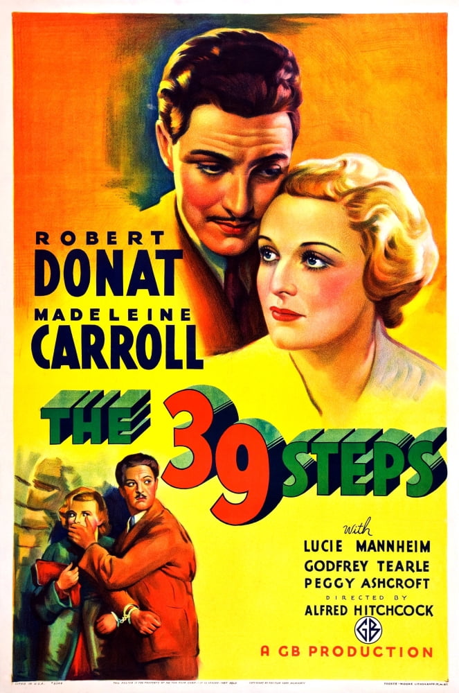 The 39 Steps U Canvas Art -  (24 x 36)