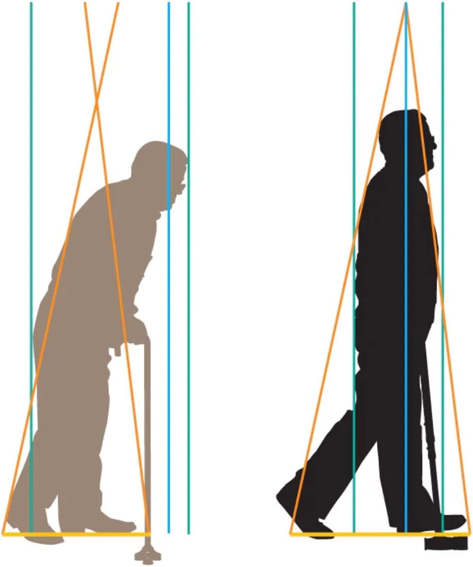 The 3rd Foot Cane by Aligned As Designed Cane for Balance, Stability