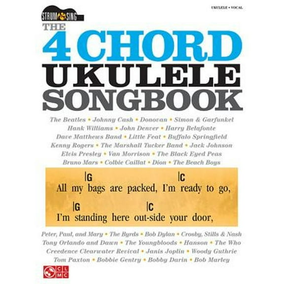 Pre-Owned The 4 Chord Ukulele Songbook (Paperback) 1480308358 9781480308350