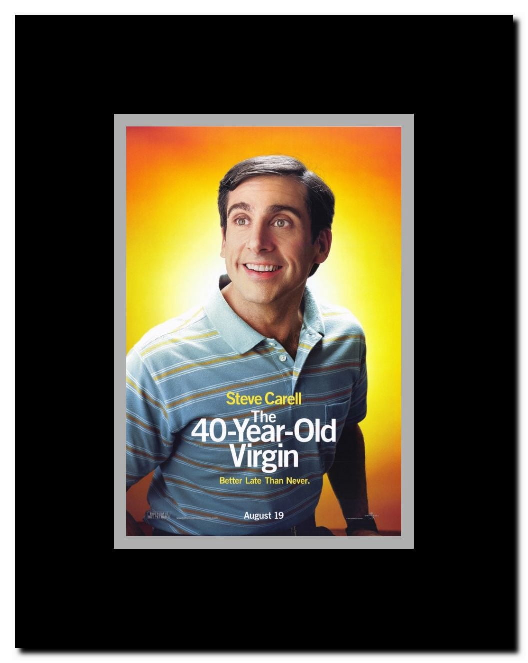The 40 Year Old Virgin Framed Movie Poster