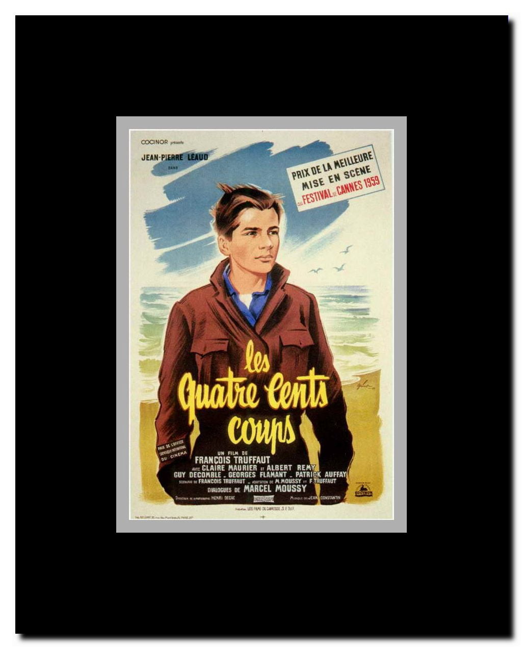 The 400 Blows Framed Movie Poster