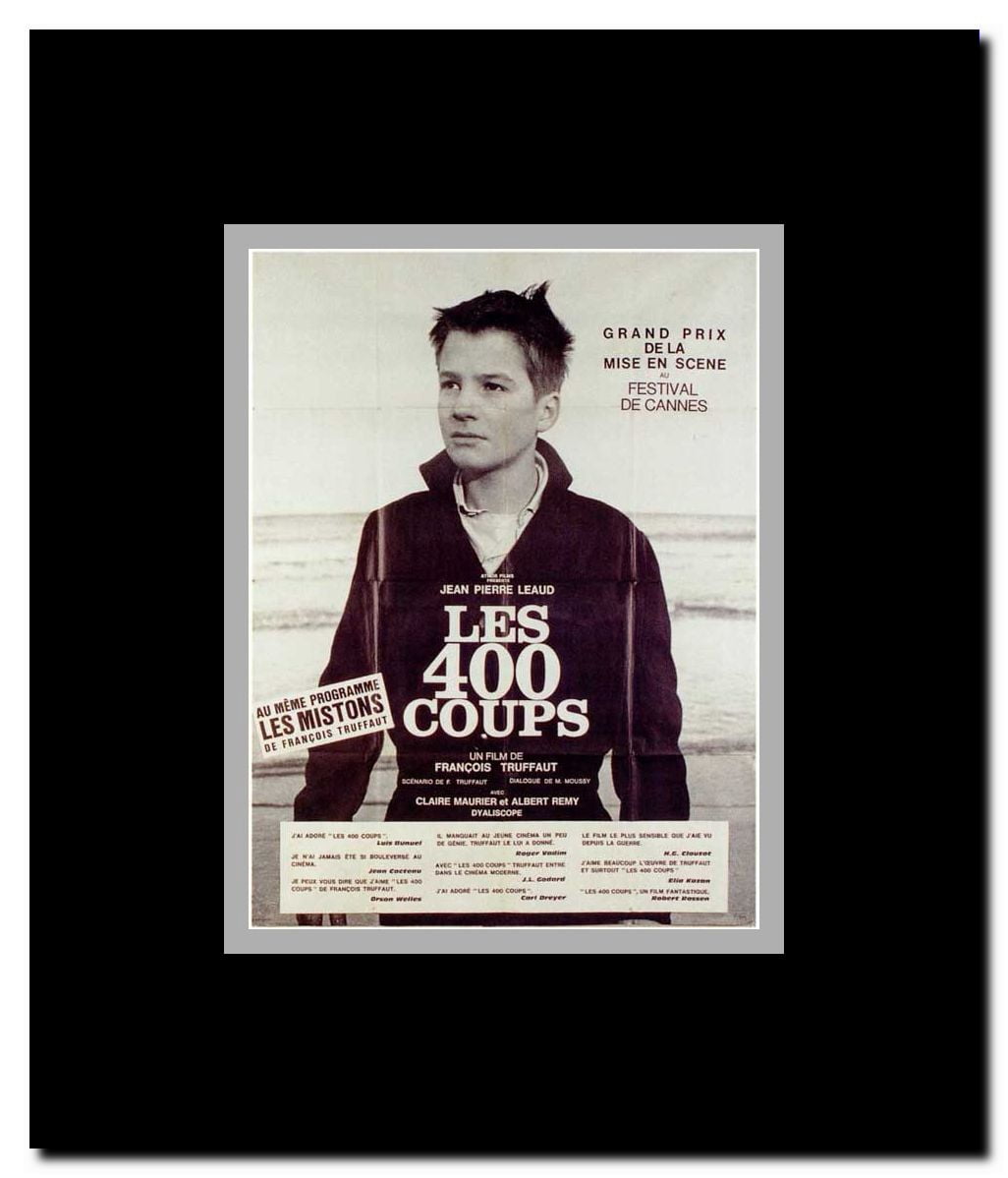 The 400 Blows Framed Movie Poster
