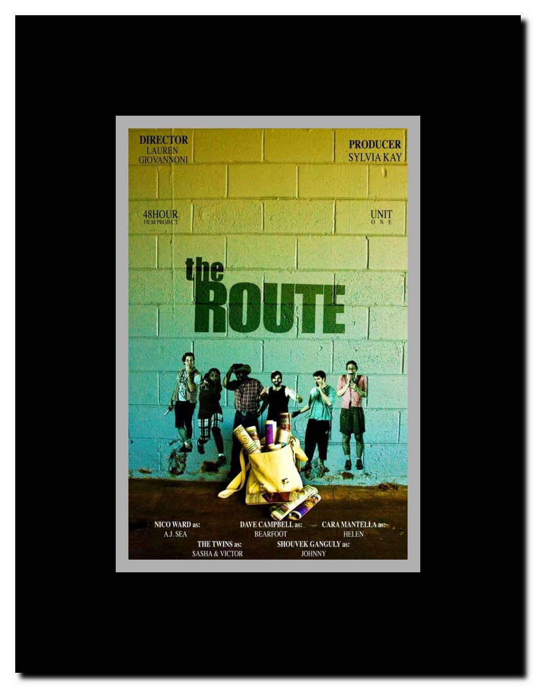 The 48 Hour Film Showdown Framed Movie Poster