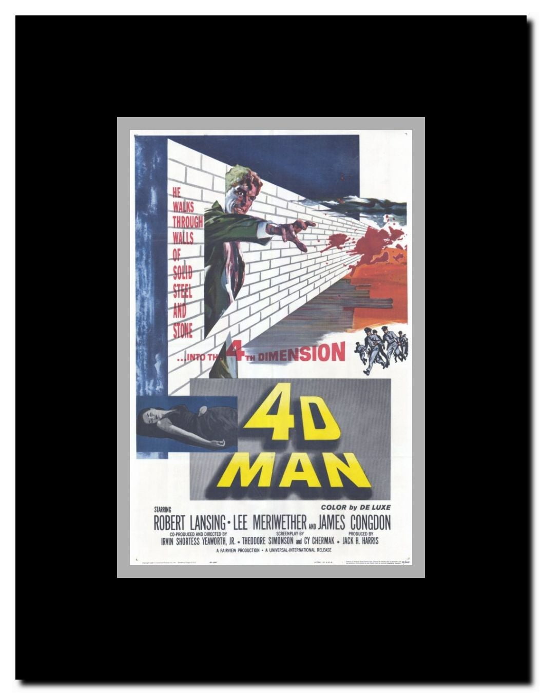 The 4D Man Framed Movie Poster