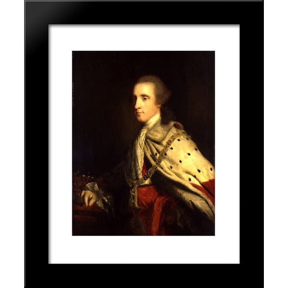 The 4th Duke of Queensbury as Earl of March 20x24 Framed Art Print by Reynold...