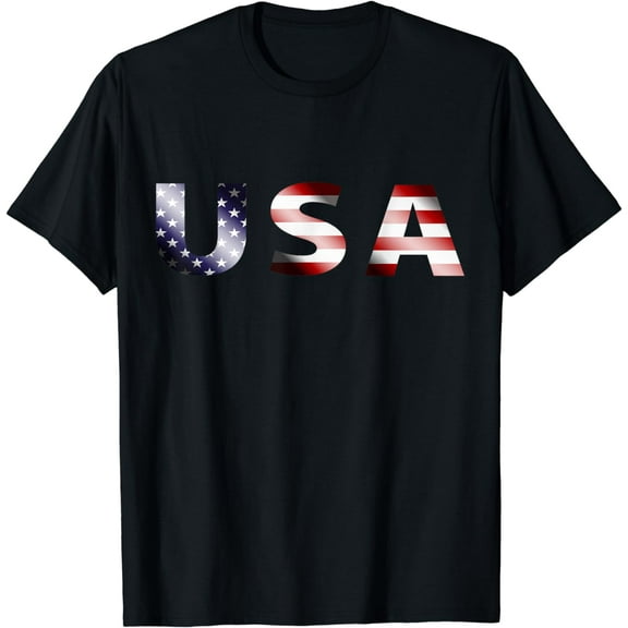 The 4th of July Fourth of July The Independence Day USA flag T-Shirt