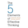 thumbnail image 1 of Pre-Owned The 5 Elements of Effective Thinking (Hardcover) 0691156662 9780691156668, 1 of 1