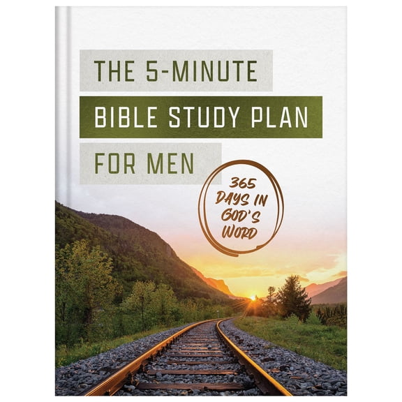 The 5-Minute Bible Study Plan for Men: 365 Days in God's Word (Hardcover)
