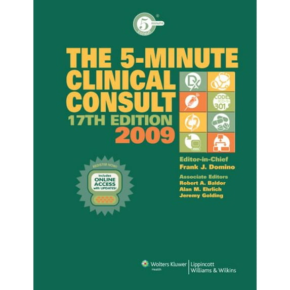Pre-Owned The 5-Minute Clinical Consult 2009 (GRIFFITH'S 5 MINUTE CLINICAL CONSULT) (Hardcover) 078177957X 9780781779579