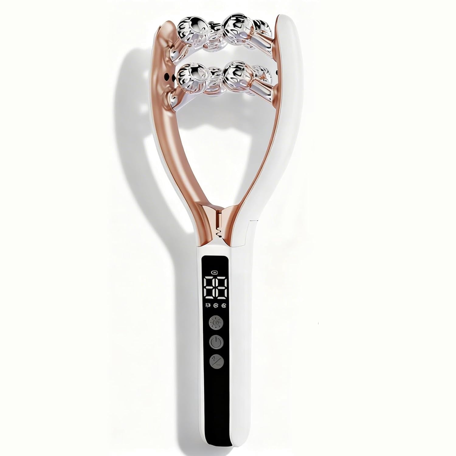 The 5-Minute Jawline Lift, Upgraded Wireless Facial Massager, 3D Roller Electric Facial Roller, V-Shape Sculpting Tool for Home & Travel Use