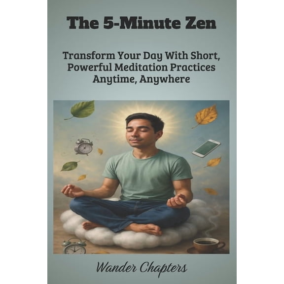 The 5-Minute Zen: Transform Your Day With Short, Powerful Meditation Practices Anytime, Anywhere, (Paperback)