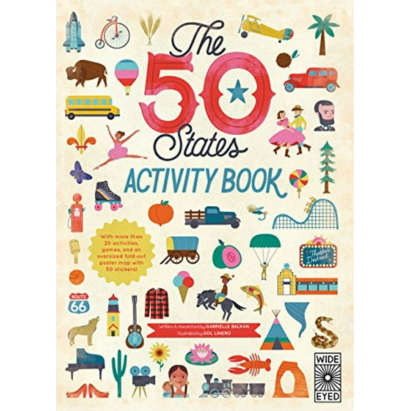 Pre-Owned The 50 States: Activity Book: Maps of the 50 States of the USA (Paperback) 184780862X 9781847808622