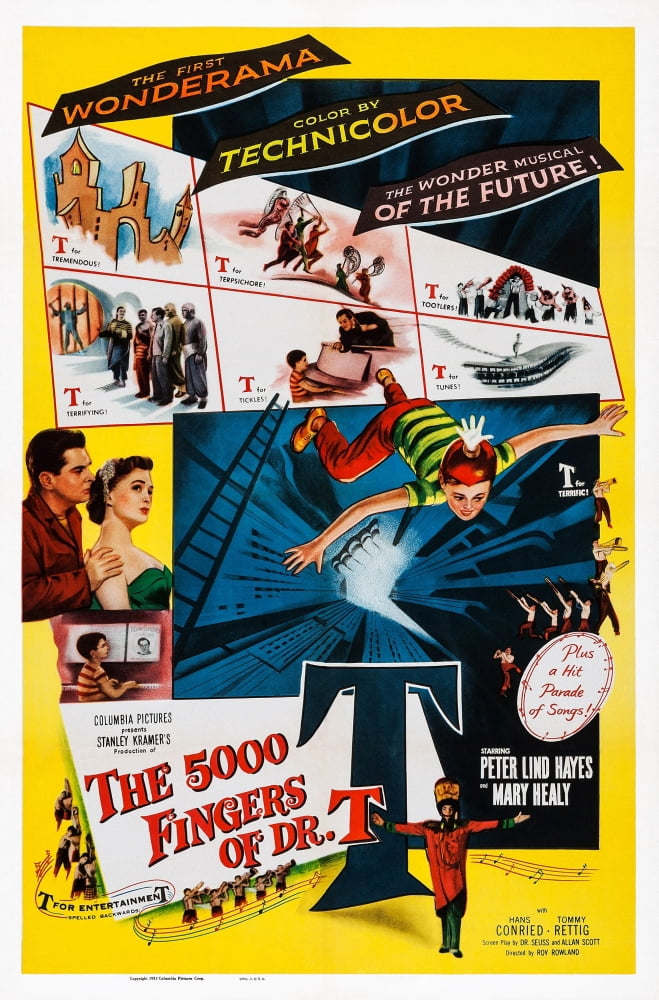 The 5000 Fingers Of Dr T U Canvas Art - (24 x 36)