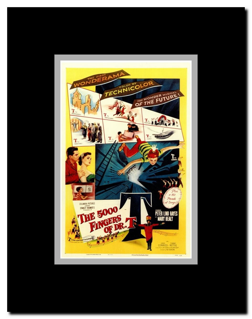 The 5000 Fingers of Dr. T Framed Movie Poster