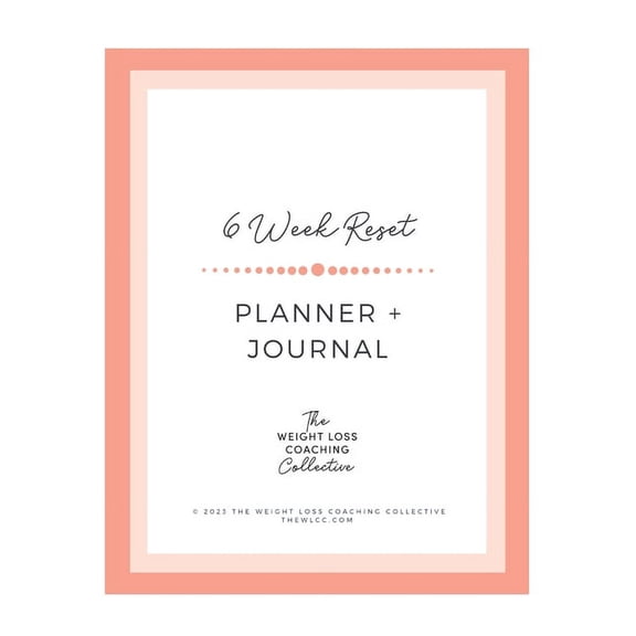 The 6 Week Reset Planner + Journal, (Paperback)