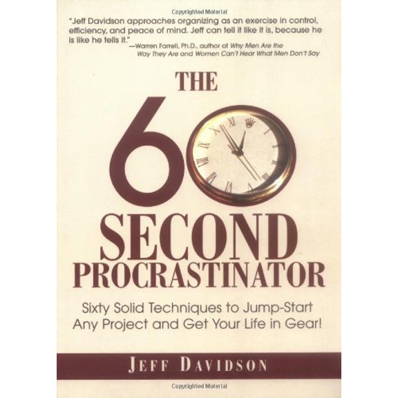 Pre-Owned 60 Second Procrastinator (Paperback) 1580629237 9781580629232