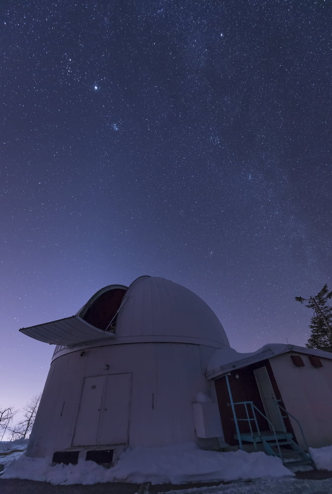 The 60 inch telescope at Mount Lemmon Observatory Arizona Canvas Art - John DavisStocktrek Images (12 x 18)