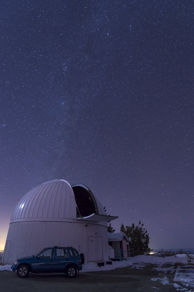 The 60 inch telescope at Mount Lemmon Observatory Arizona Canvas Art - John DavisStocktrek Images (12 x 18)