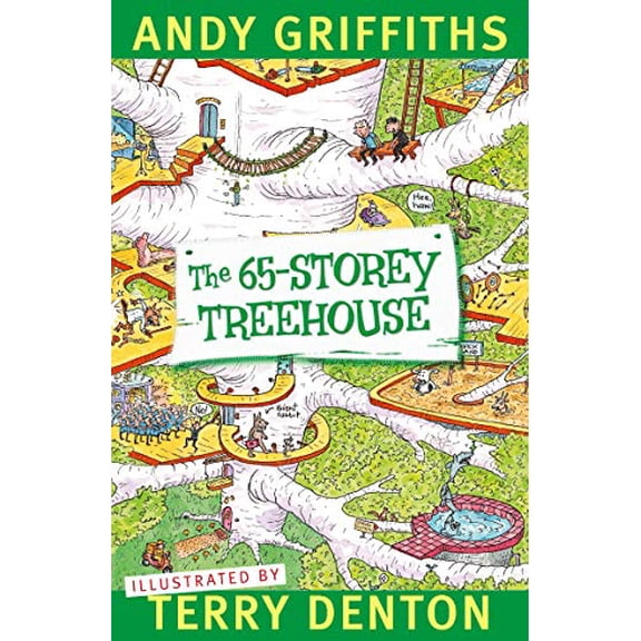 Pre-Owned The 65-Storey Treehouse (The Treehouse Series) (Paperback) 9781743533222