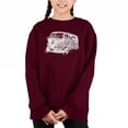 thumbnail image 1 of The 70'S - Girl's Word Art Crewneck Sweatshirt, 1 of 3