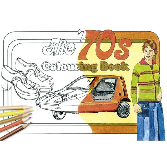 The '70s Colouring Book (Paperback)