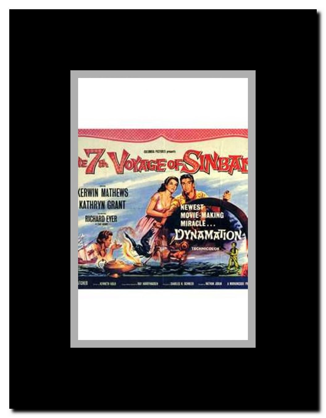 The 7Th Voyage of Sinbad Framed Movie Poster