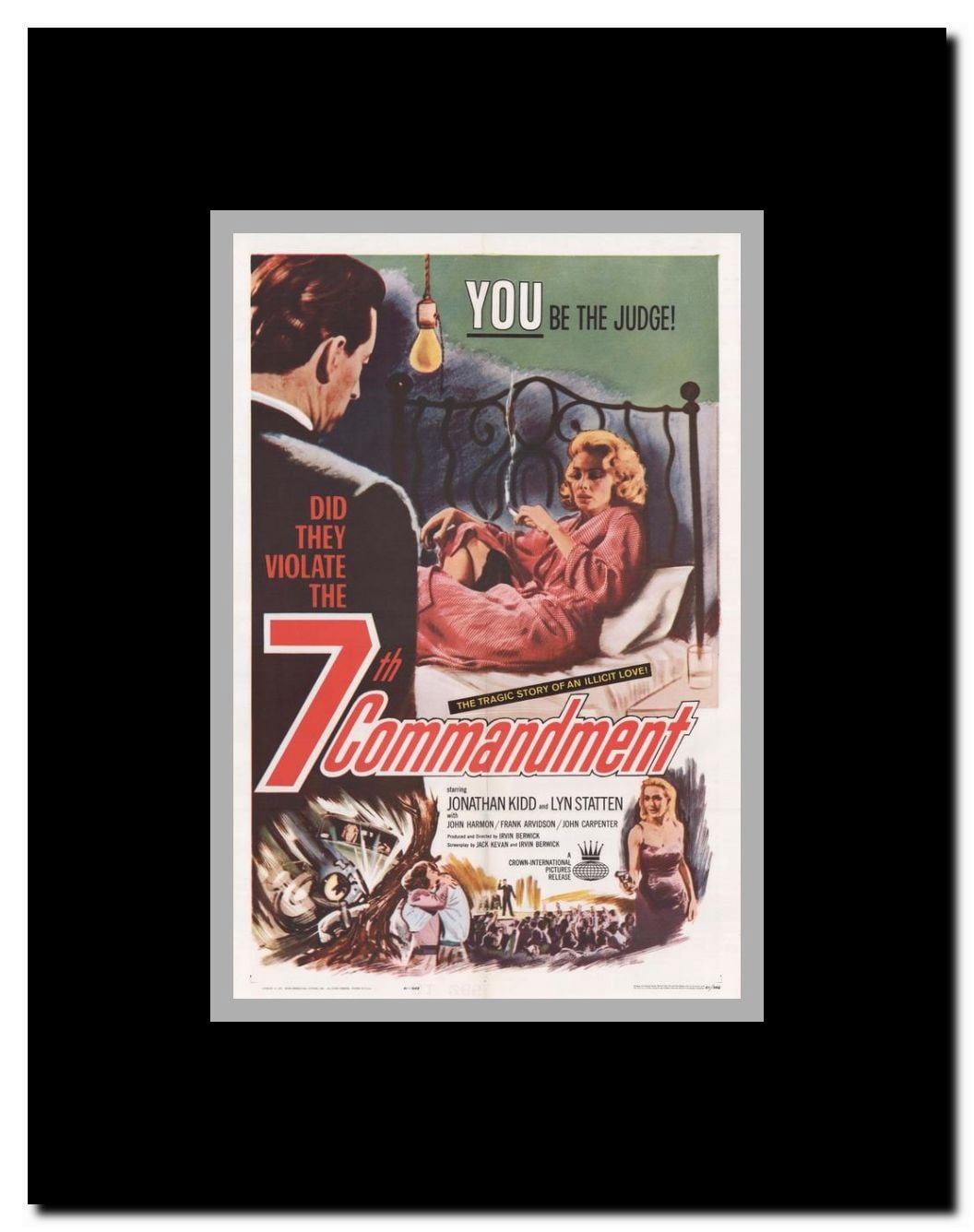 The 7th Commandment Framed Movie Poster