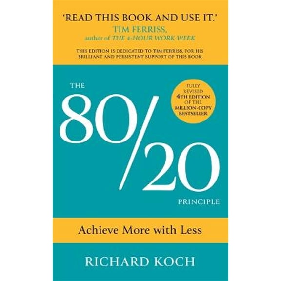 Pre-Owned The 80/20 Principle: Achieve More with Less: THE NEW 2022 EDITION OF THE CLASSIC BESTSELLER, 9781529370454, 1529370450, Paperback,