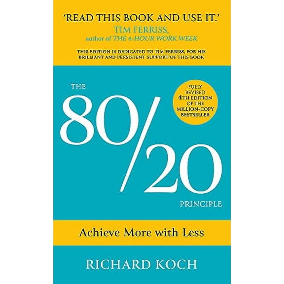 Pre-Owned The 80/20 Principle: Achieve More with Less: THE NEW 2022 EDITION OF THE CLASSIC BESTSELLER (Paperback) 1529370450 9781529370454