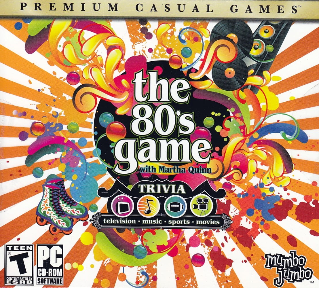 MUMBO JUMBO The 80's Game with Martha Quinn - Trivia from Television, Music, Sports & Movies ~ PC Game