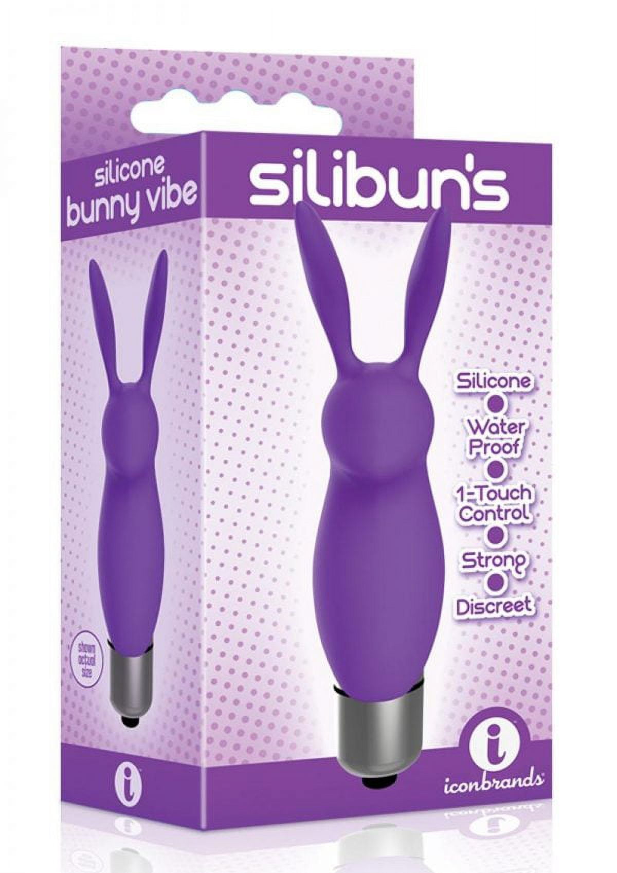 The 9's Silibun's Bunny Bullet Vibrator, Purple