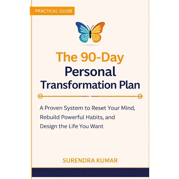 The 90-Day Personal Transformation Plan: A Proven System to Reset Your Mind, Rebuild Powerful Habits, and Design the Lif, (Paperback)